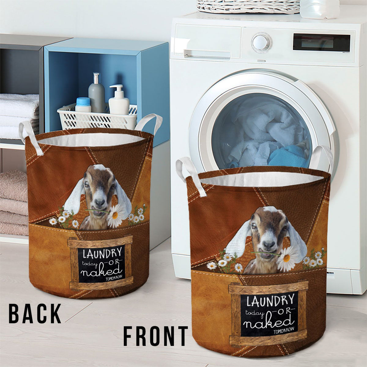 Nubian-laundry today or naked tomorrow laundry basket