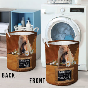 Ponies-laundry today or naked tomorrow laundry basket