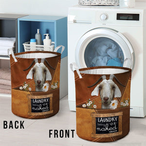 SPANISH-laundry today or naked tomorrow laundry basket