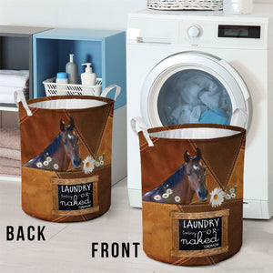 Thoroughbred-laundry today or naked tomorrow laundry basket