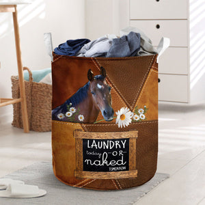 Thoroughbred-laundry today or naked tomorrow laundry basket