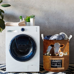 Maine Anjou-laundry today or naked tomorrow laundry basket