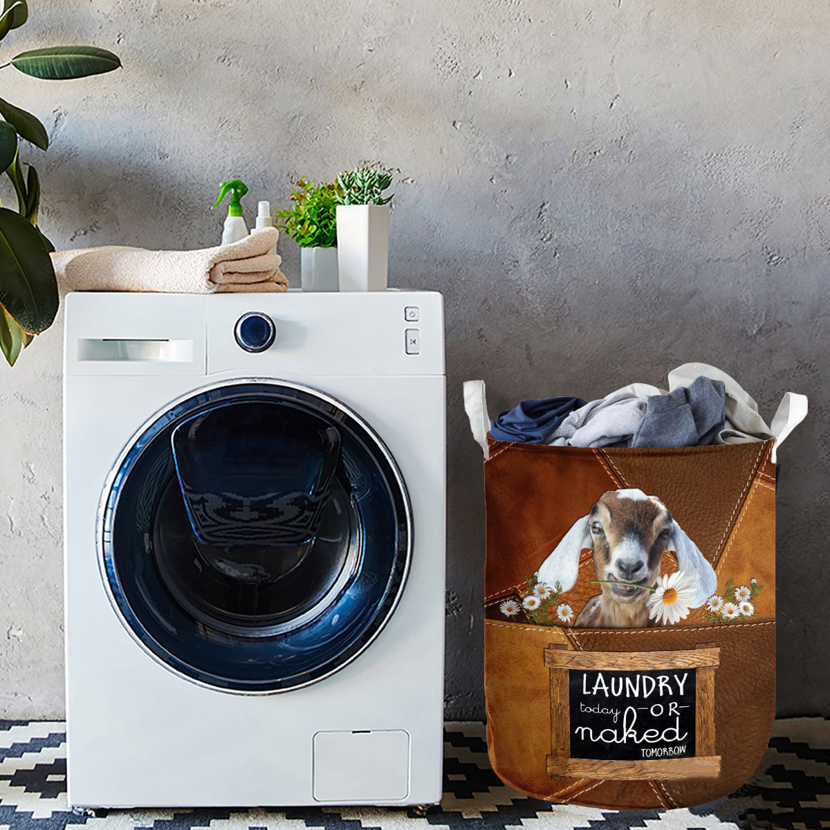 Nubian-laundry today or naked tomorrow laundry basket