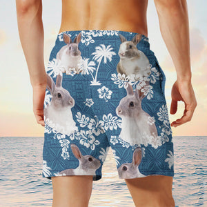 rabbit Blue Tribal Shorts